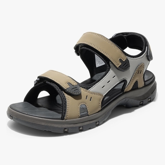 Other - Dream Pairs Men’s Sand Color Arch Support Hiking Sandals Size 11 EUC